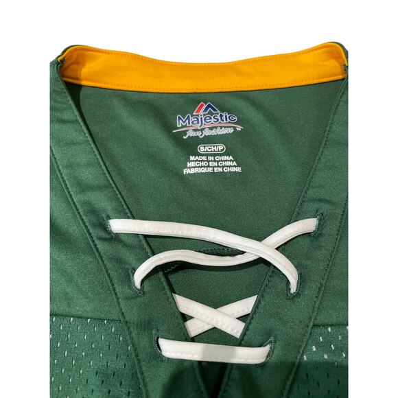 Green Bay Packers Majestic Women's Green Small Rodgers Jersey 12 NFL Football - Picture 5 of 6